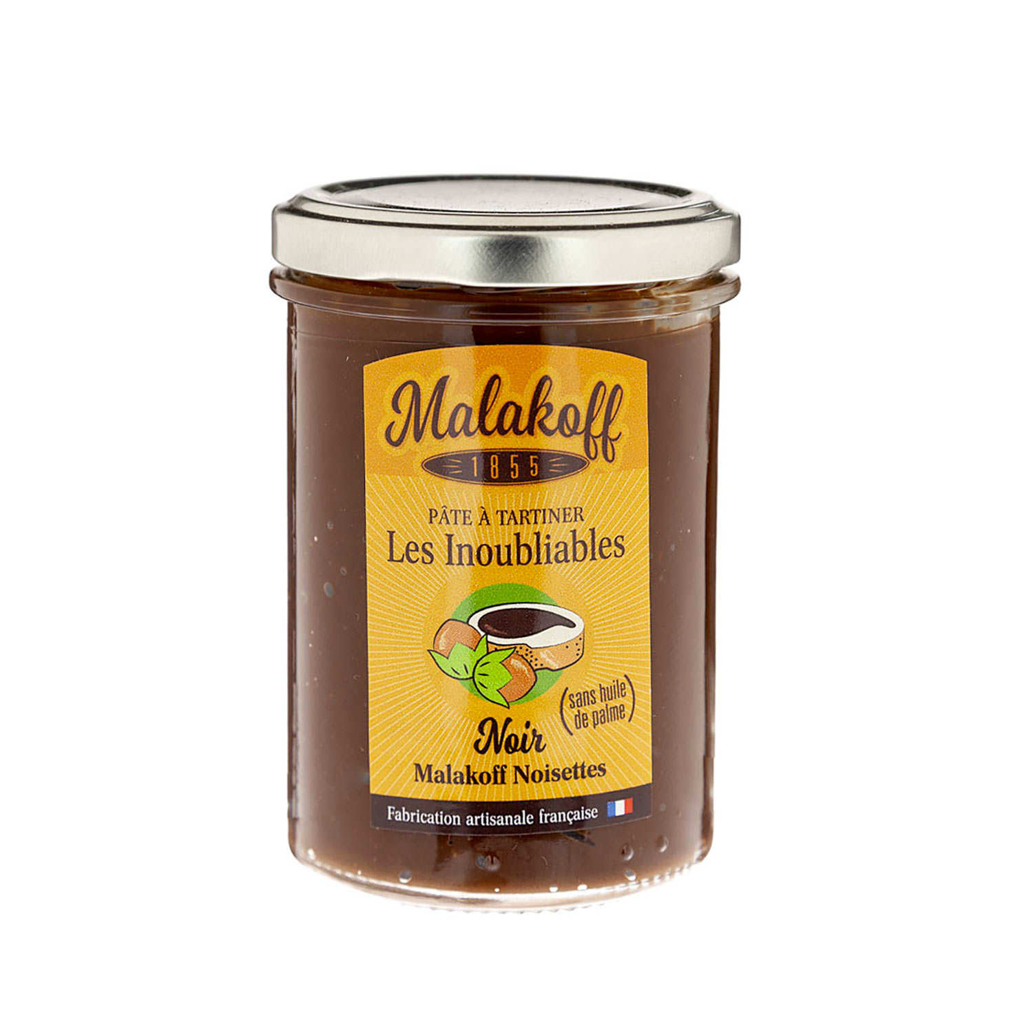 Pâte à tartiner chocolat noir et noisette - Malakoff 1855