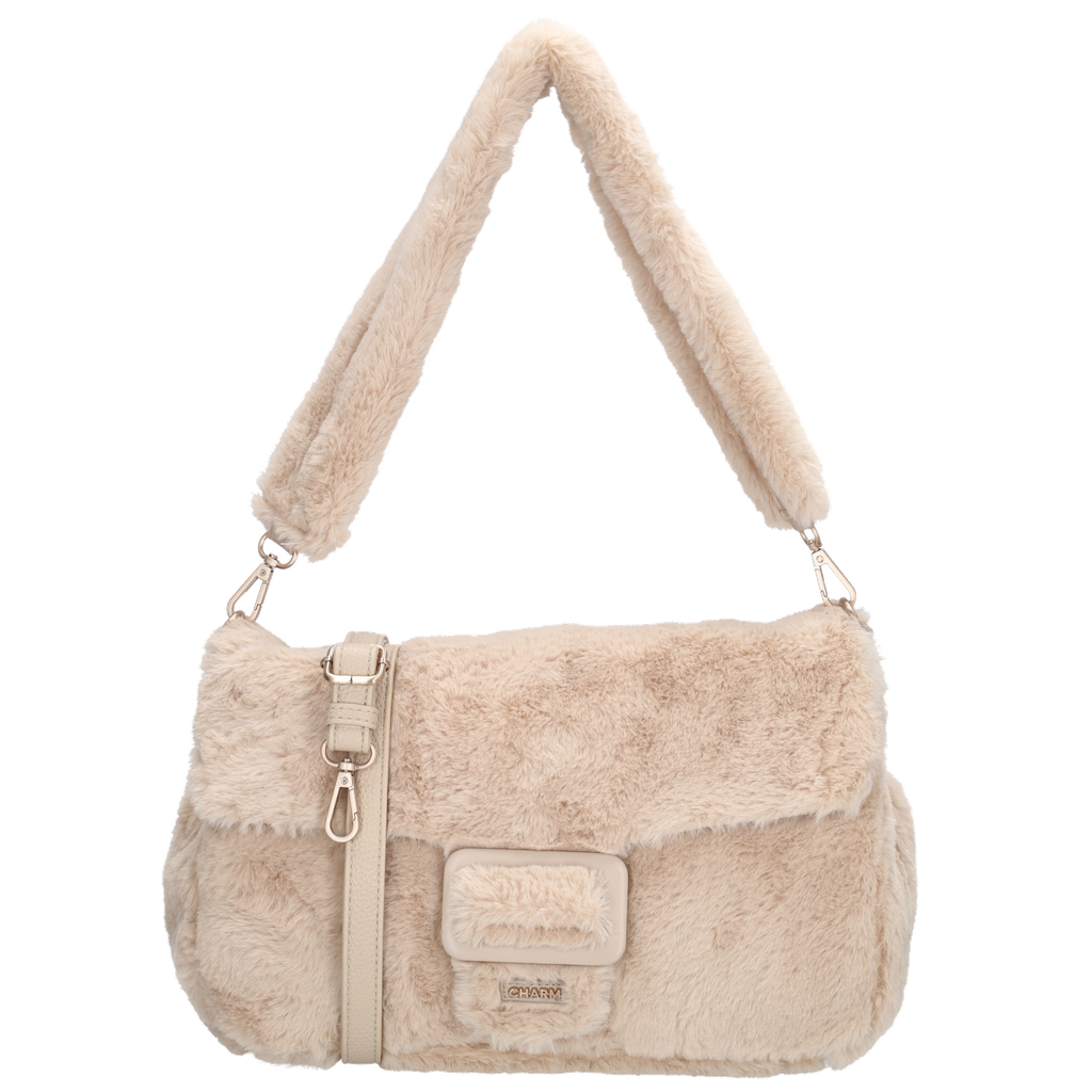 Charm London Alaska Schoudertas Overslag Crème