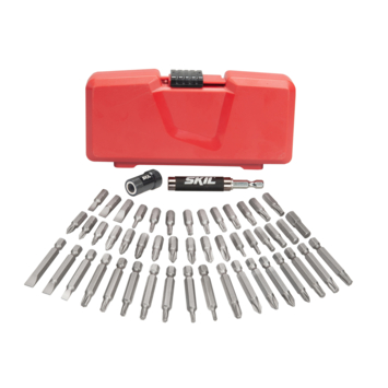 SKIL 50-delige lange en normale schroefbitset 2610S00917 incl. gepatenteerde magnetische schroefhouder