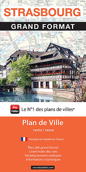BLAY FOLDEX - PLAN DE STRASBOURG GRAND FORMAT