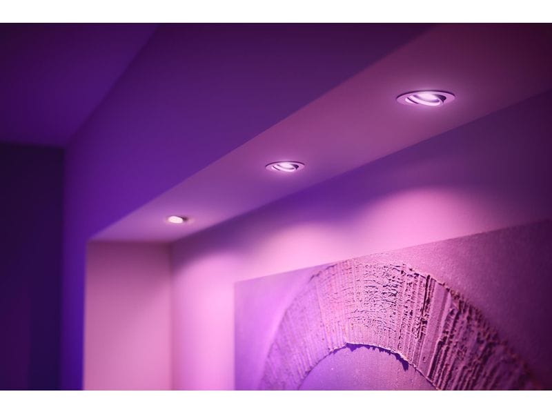 Philips Hue White & Color Amb. Centura Einbauspot 3er- Pack Atmosphärische Beleuchtung in 16 Millionen Farben