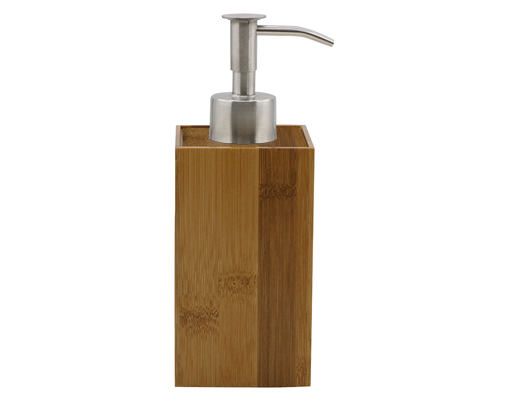 DOSEADOR BAMBOO ACTUEL INOX E NATURAL 7.5X18CM
