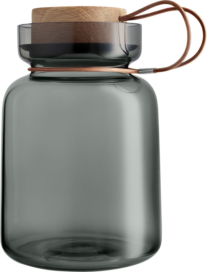 Eva Solo Silhouette opbevaringsgla 1,5l Transparent & grå