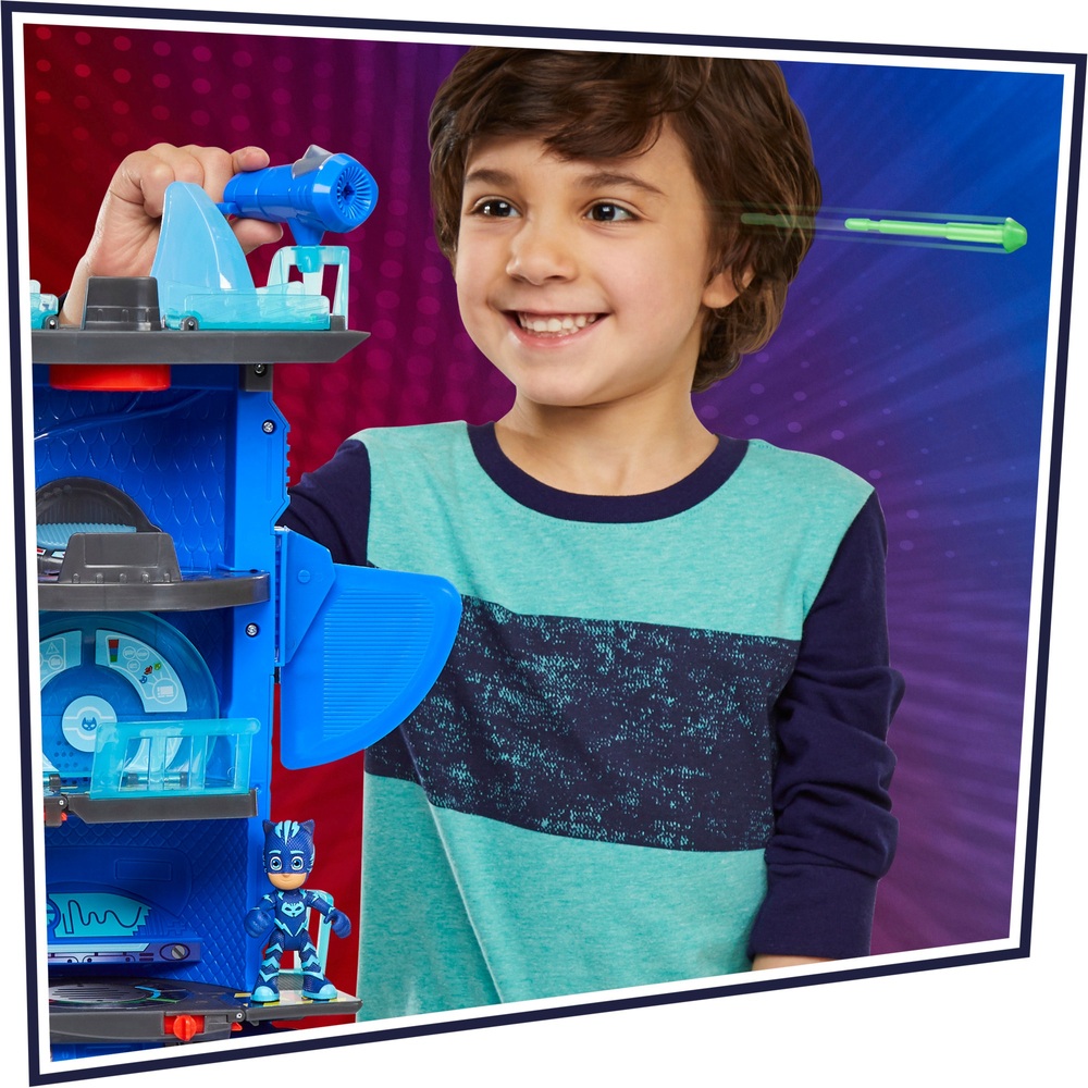 PJ Masks Deluxe Kampfzentrale Spielset mit 2 Actionfiguren