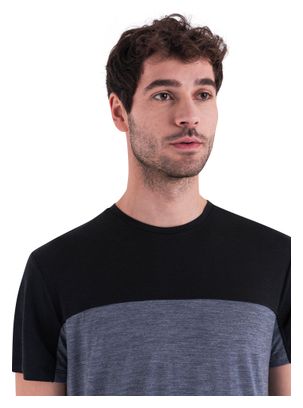 T-Shirt Technique Icebreaker Merinos 125 Cool-Lite Sphere III Gris/Noir