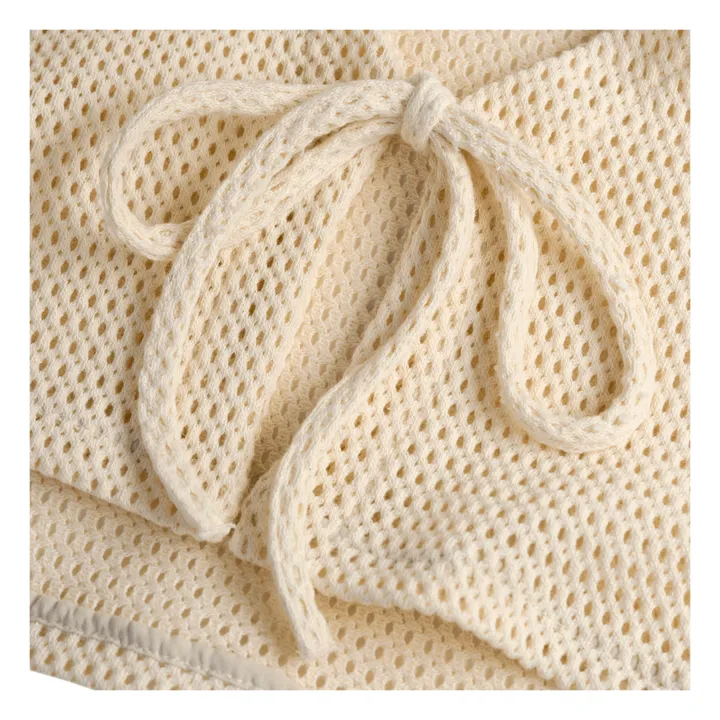 OAS Gilet Vacay Net | Ecru