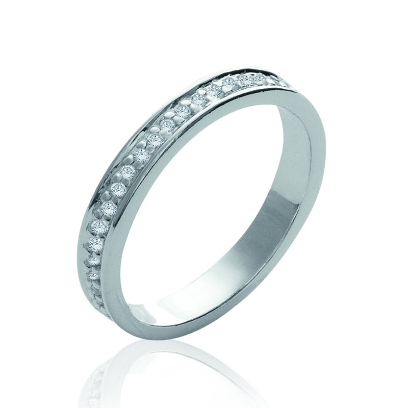 Bague Femme - Argent 925 - Oxyde de zirconium