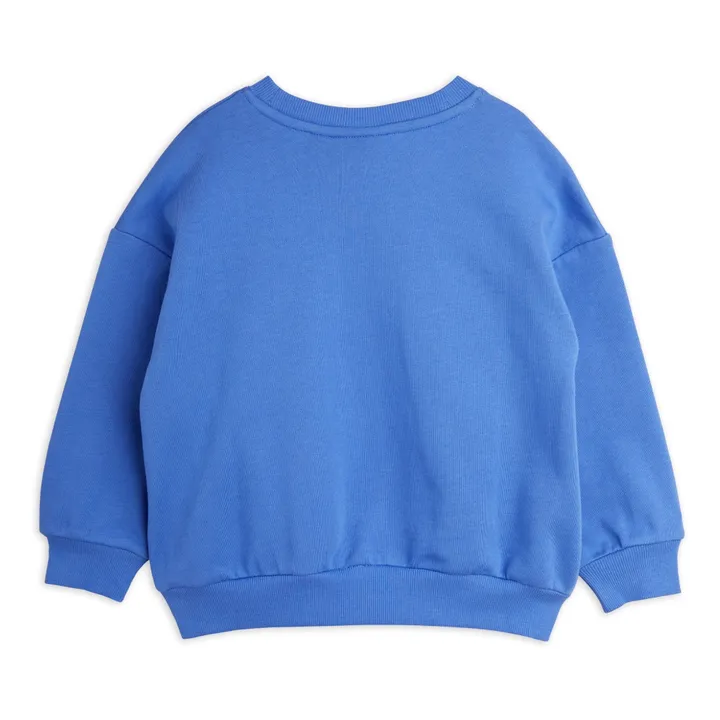 Mini Rodini Sweat Ecureuil Coton Bio | Bleu