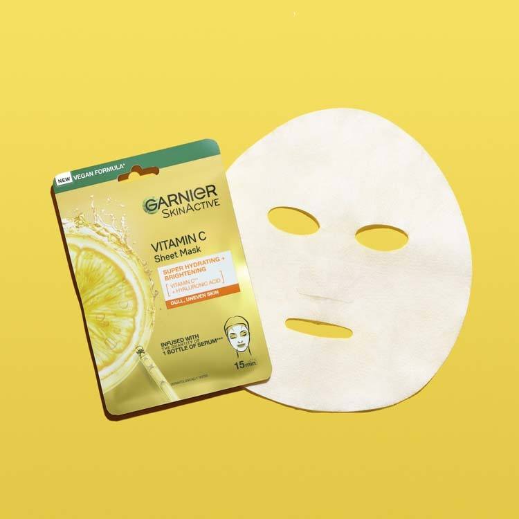 Garnier SkinActive Vitamin C Sheet Mask 28g