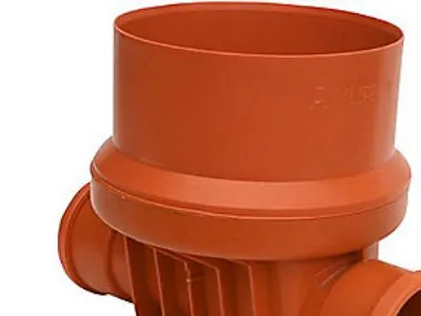 Rense-insp.brønd 425-160mm T1 - lige gennemløb for glat rør. Pipelife PP