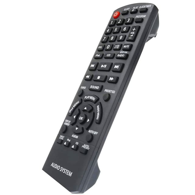 TV fjernbetjening Erstatning for N2QAYB000641 Til Panasonic TV med Easy to Use knap
