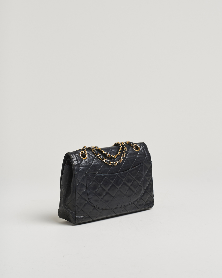 Chanel Pre-Owned Classic Medium Double Flap Bag Black