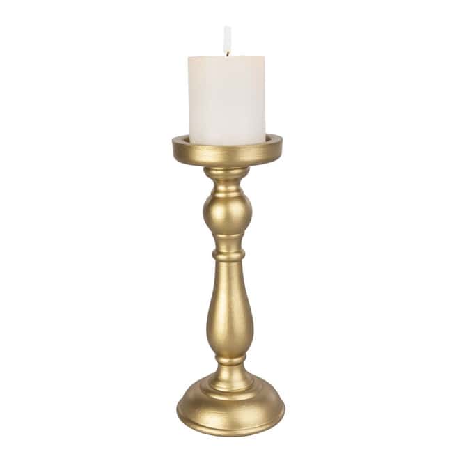 Kerzenständer gold - ca. 10,5 x 26,5 cm
