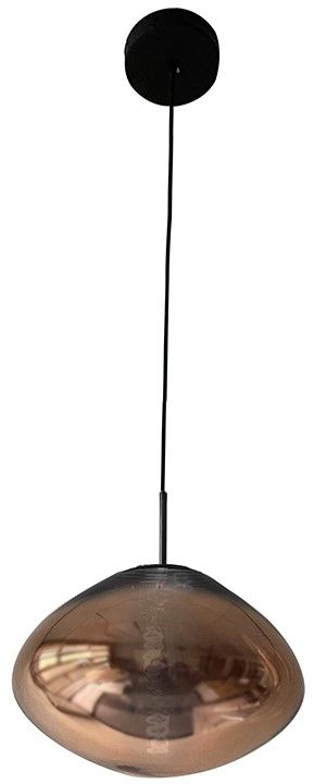 Hanglamp 1-lichts Koper Saar B40 x D40 cm