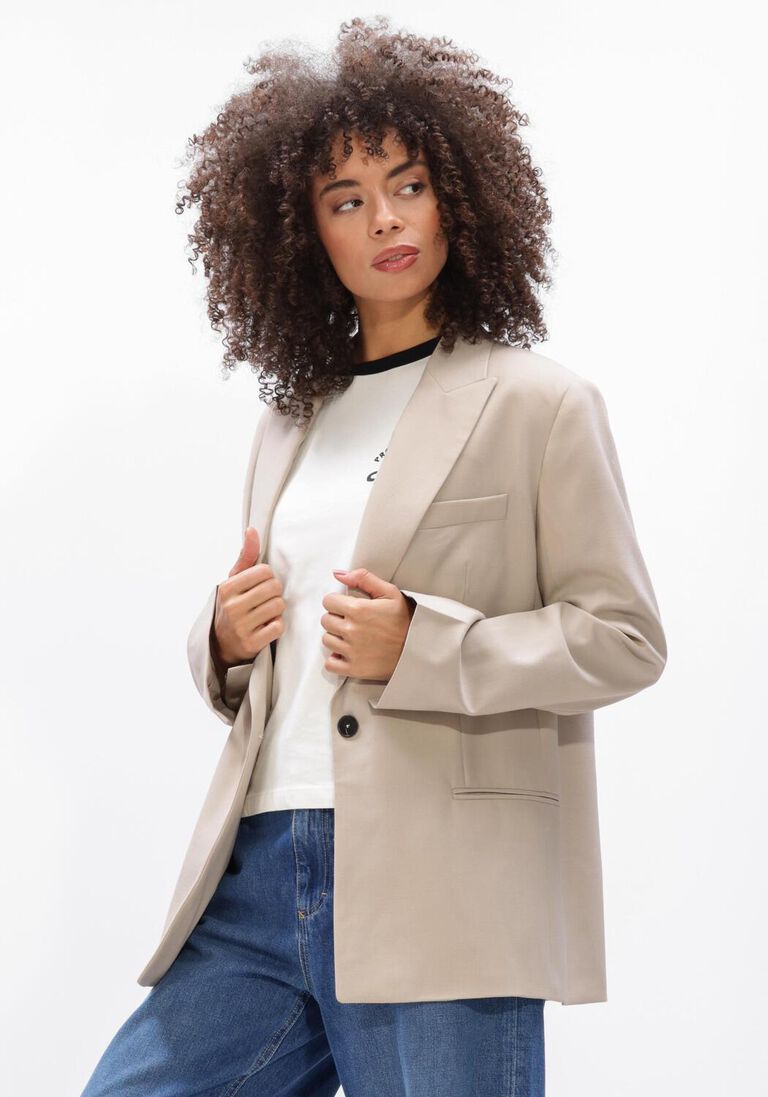 beige closed blazers contemperary blazer