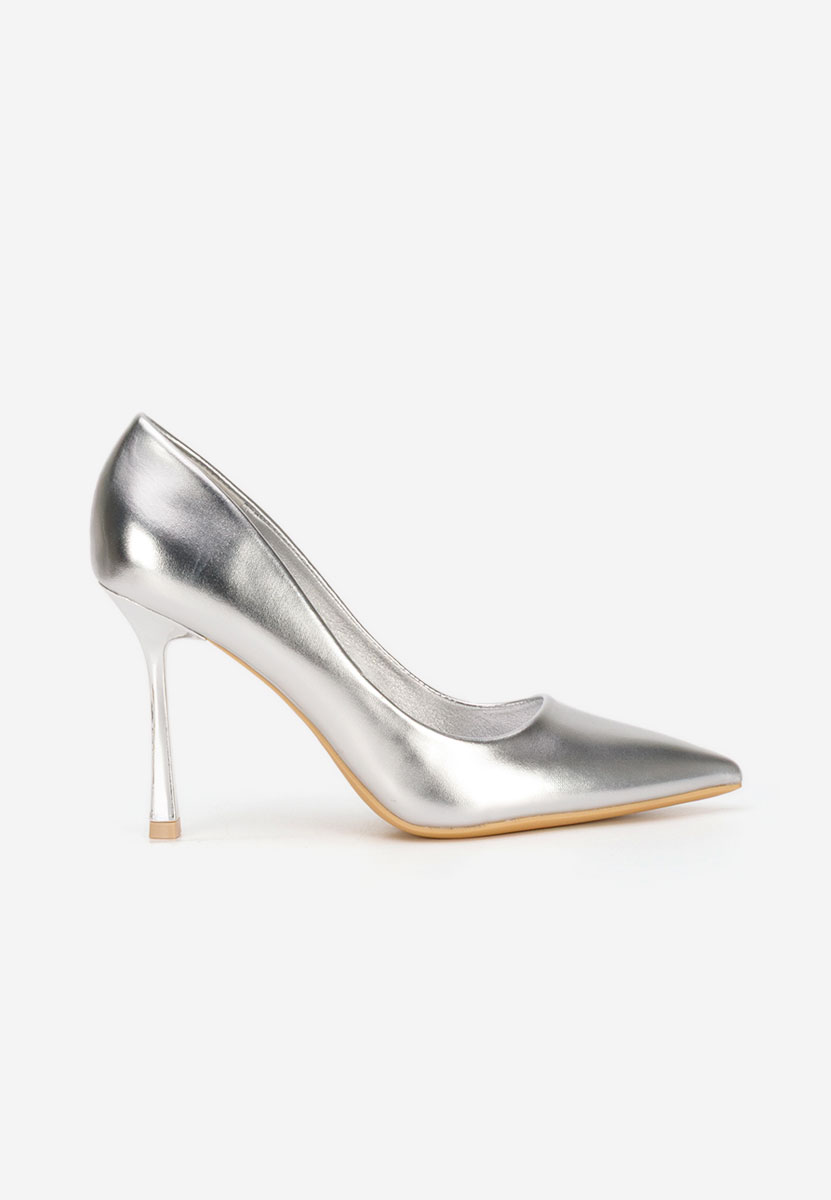 Chaussures stiletto argent Isabele