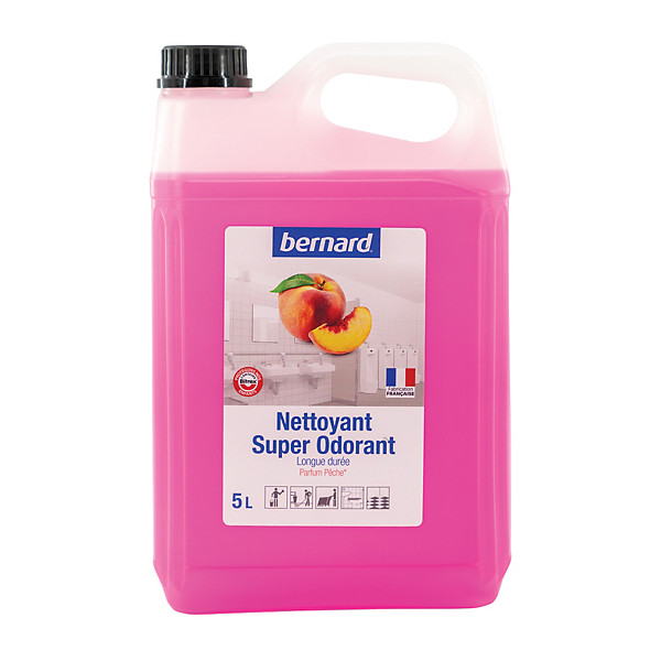 Nettoyant surodorant avec Bitrex à pH neutre Bernard pêche 5 L