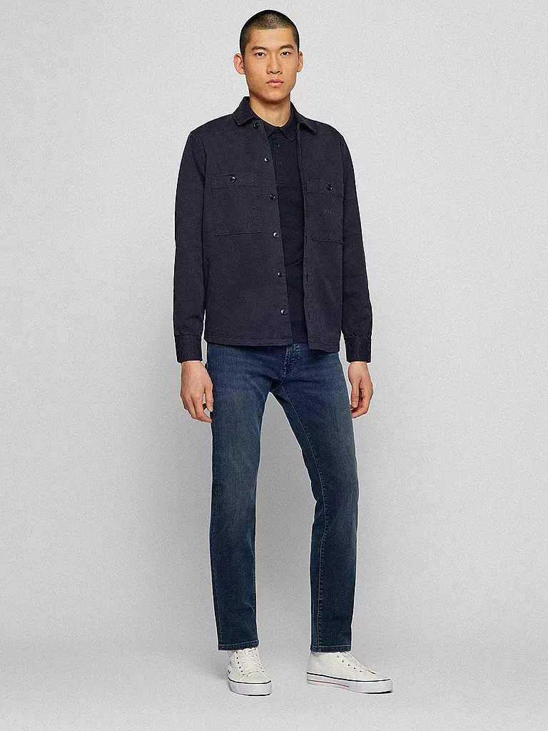 BOSS Poloshirt Slim Fit PASSENGER blau