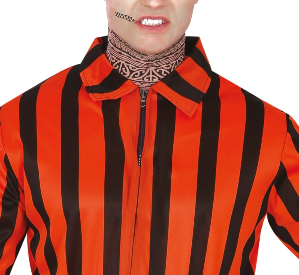 Halloween Jumpsuit Heren Harlekijn Gevangene