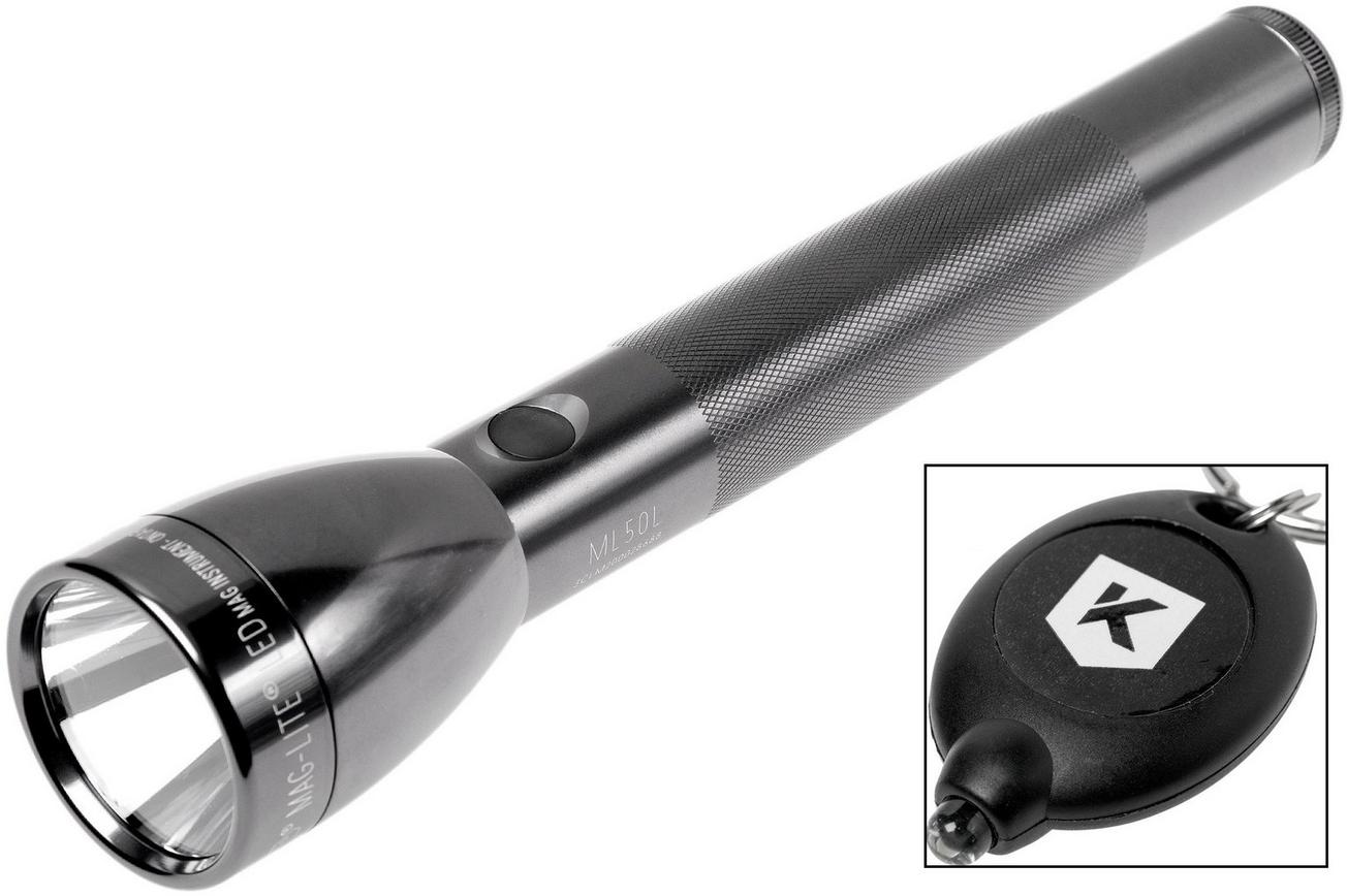 Maglite ML50L MagLED zaklamp 3-C cell, grijs
