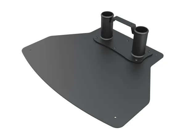 Multibrackets M Public Floorstand Basic 180 Floorbase - Komponenter til montering (monteringsbase) - stål - sort - på gulv