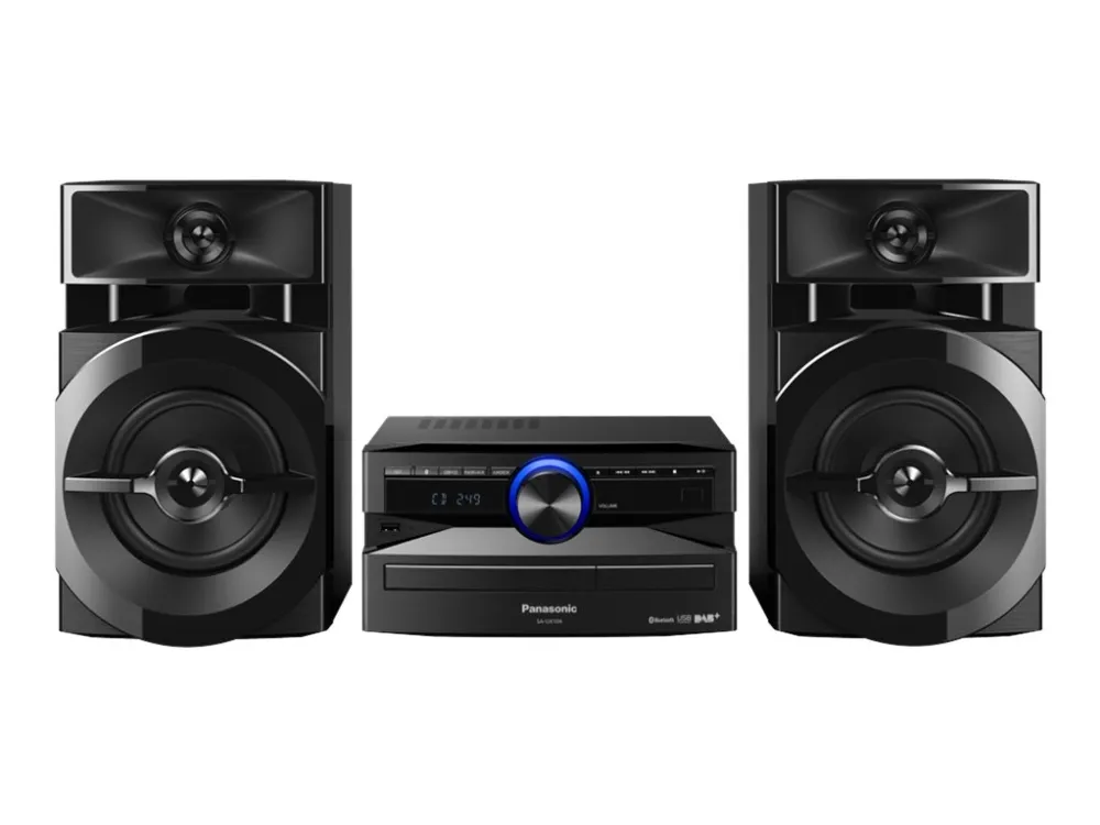 Panasonic SC-UX104 - Minisystem - 300 Watt (Total) - sort