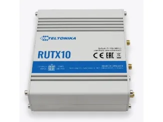 Teltonika RUTX10 - Trådløs router 4-port switch - 1GbE - Wi-Fi 5 - Dual Band - DIN monterbar på skinne