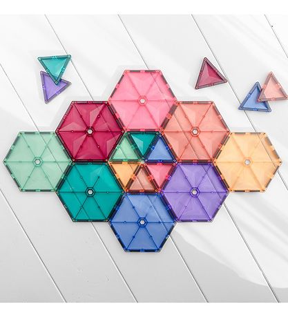 Connetix Magnets?t - 40 Dele - Pastel Geometry