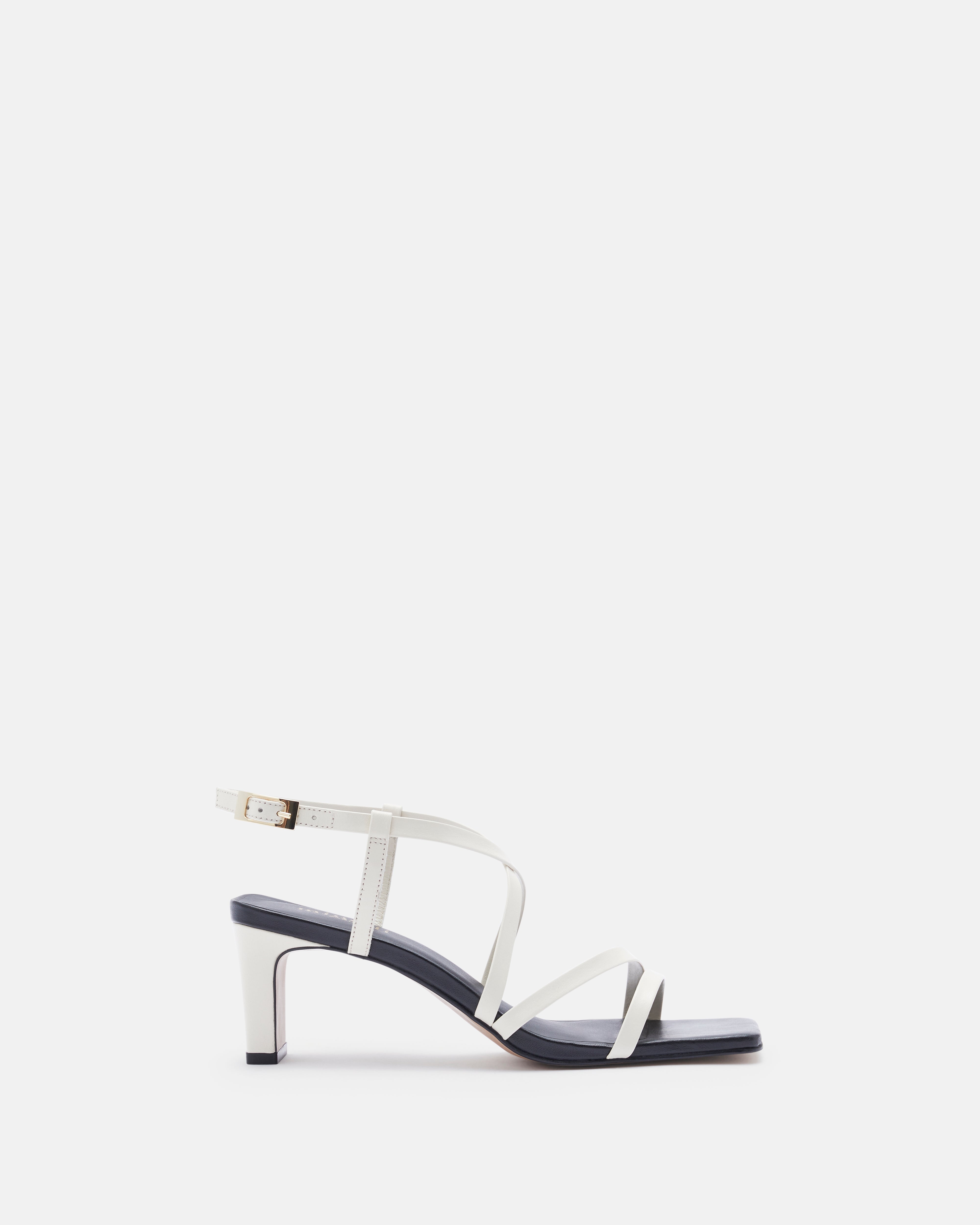SANDALES KEIKO CRÈME NOIR