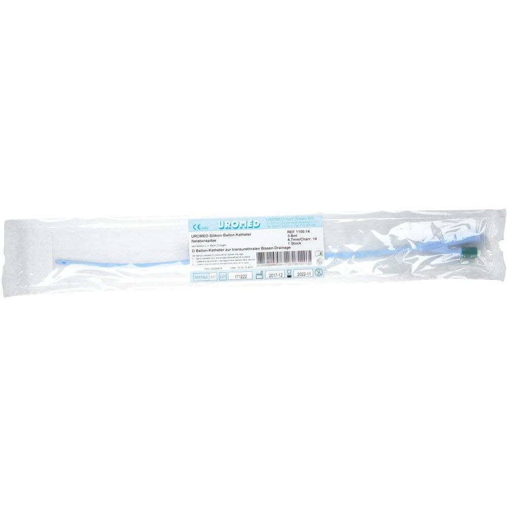 Uromed Ballonkatheter CH 14 Nelaton Silikon 1100