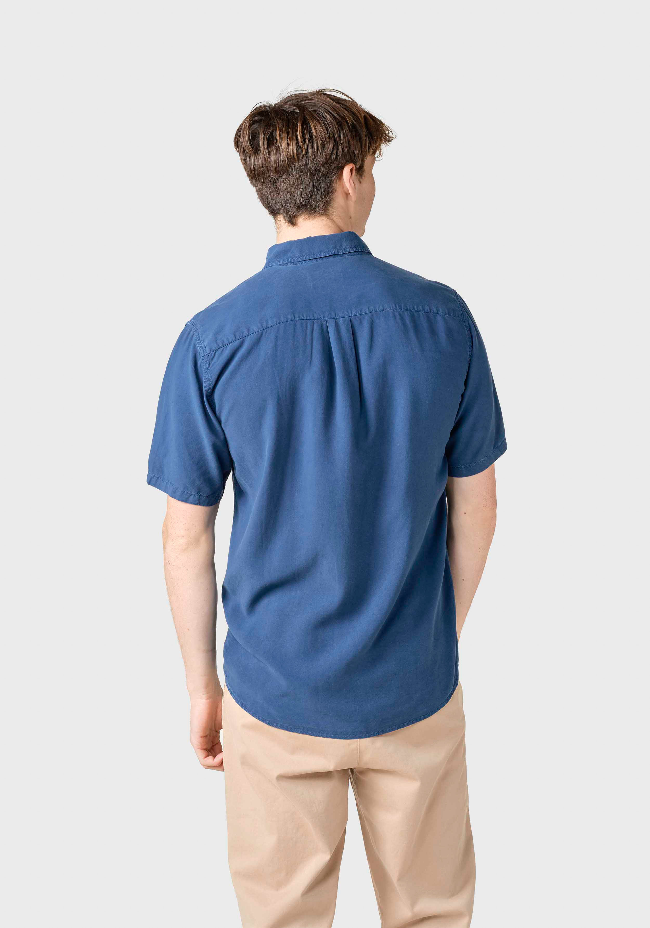 Klitmøller Collective Hemd Mikkel Lyocell Shirt Ocean