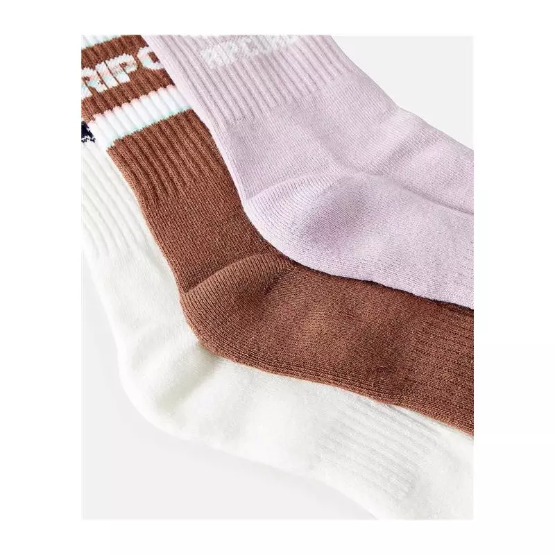 Chaussettes femme RIPCURL Icons Of Surf Sock 3-Pk Urban Chic