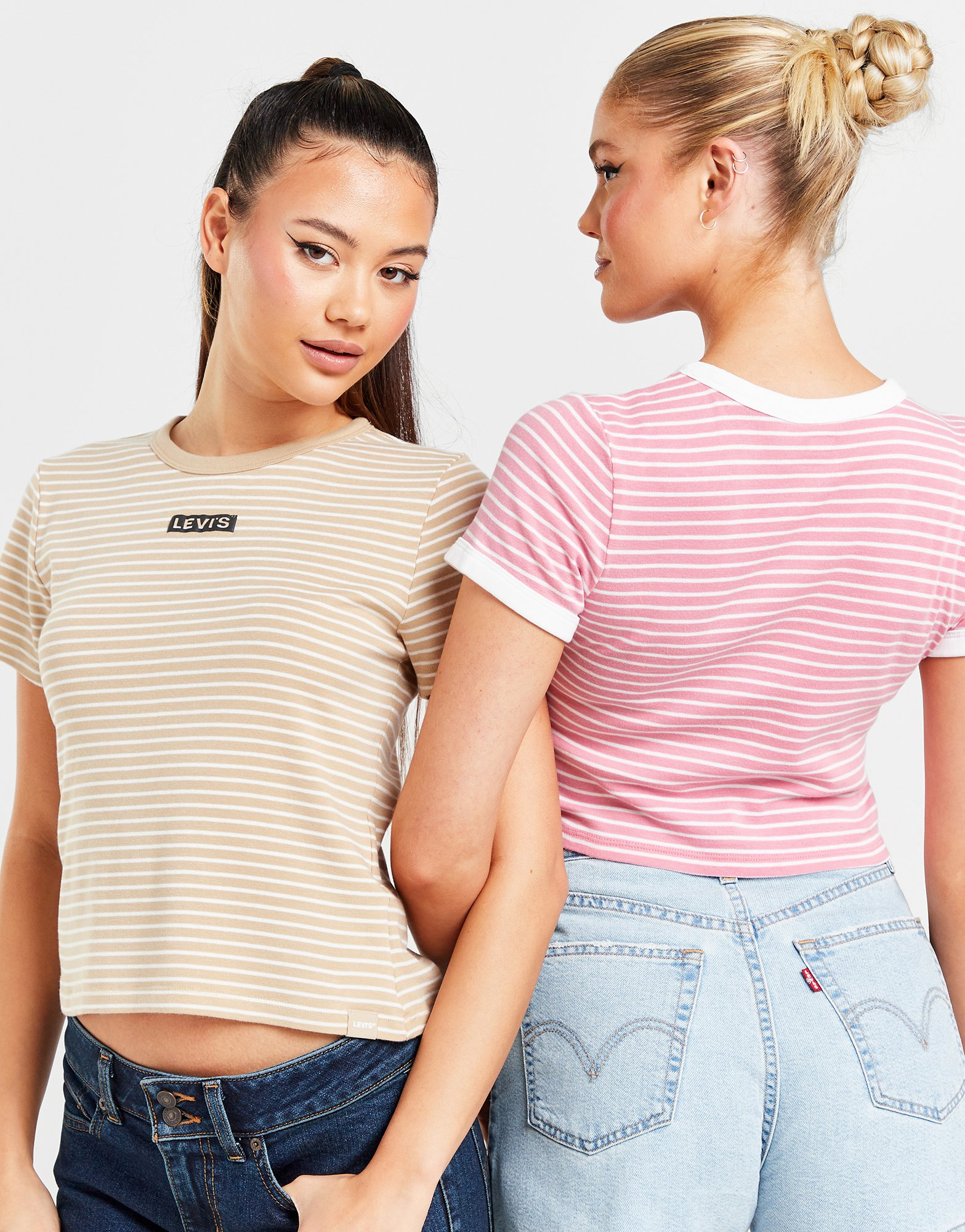 Levis T-shirt Stripe Baby Femme