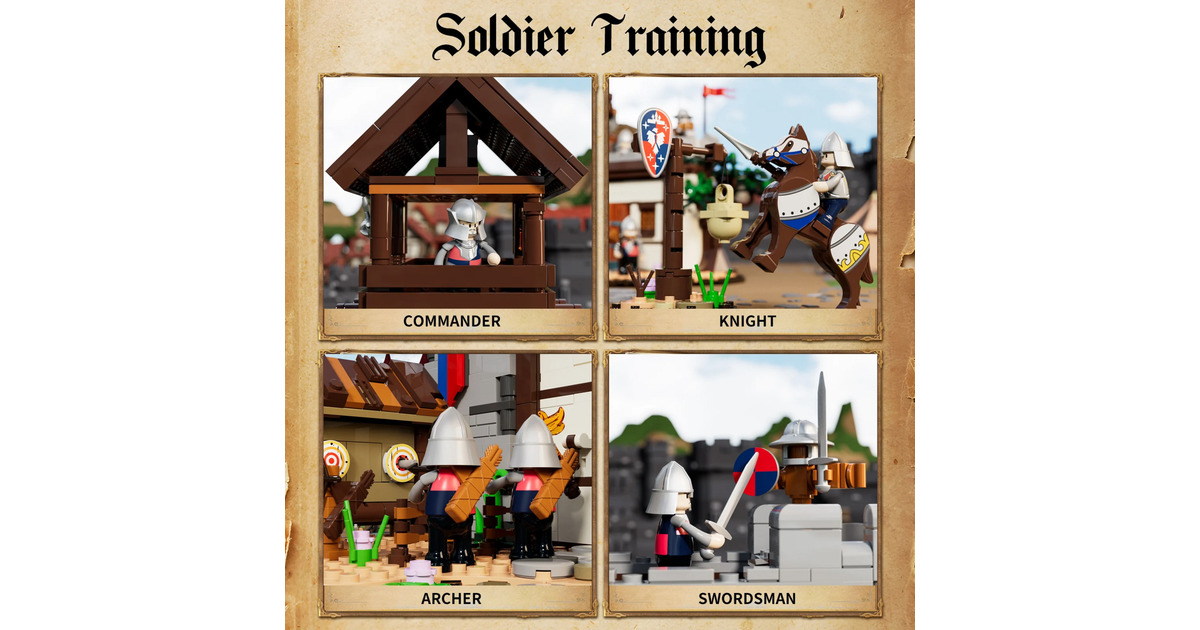 LumibricksMiddle Ages - Training Ground Constructiespeelgoed  (F9048)