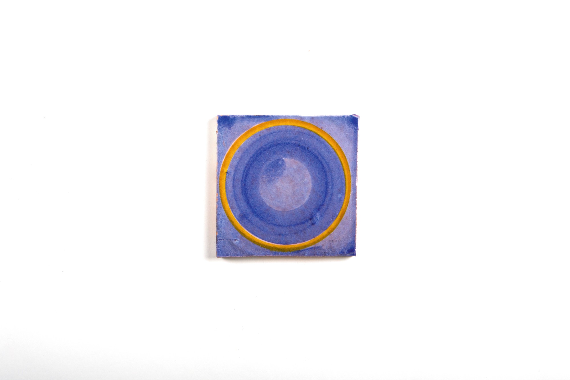 Kachel rond, T 10 cm, B 10 cm, H 1 cm von fischer's lagerhaus