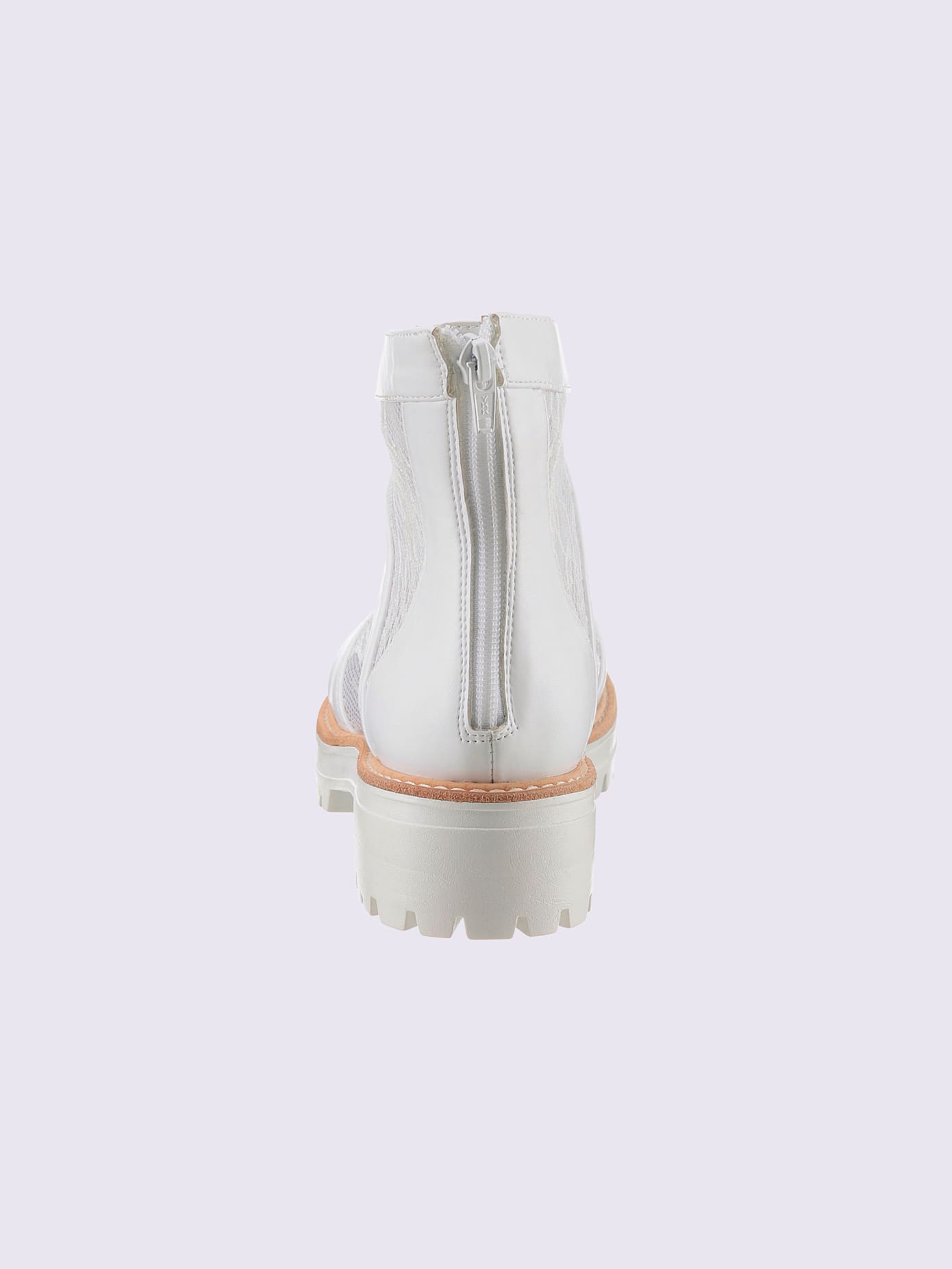 Bottines superbe mélange de matières