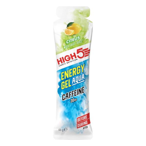 High5 EnergyGel Aqua Caffeine Citrus 60 ml