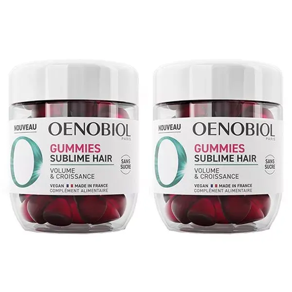 Oenobiol Sublime Hair Lot de 2 x 60 gummies