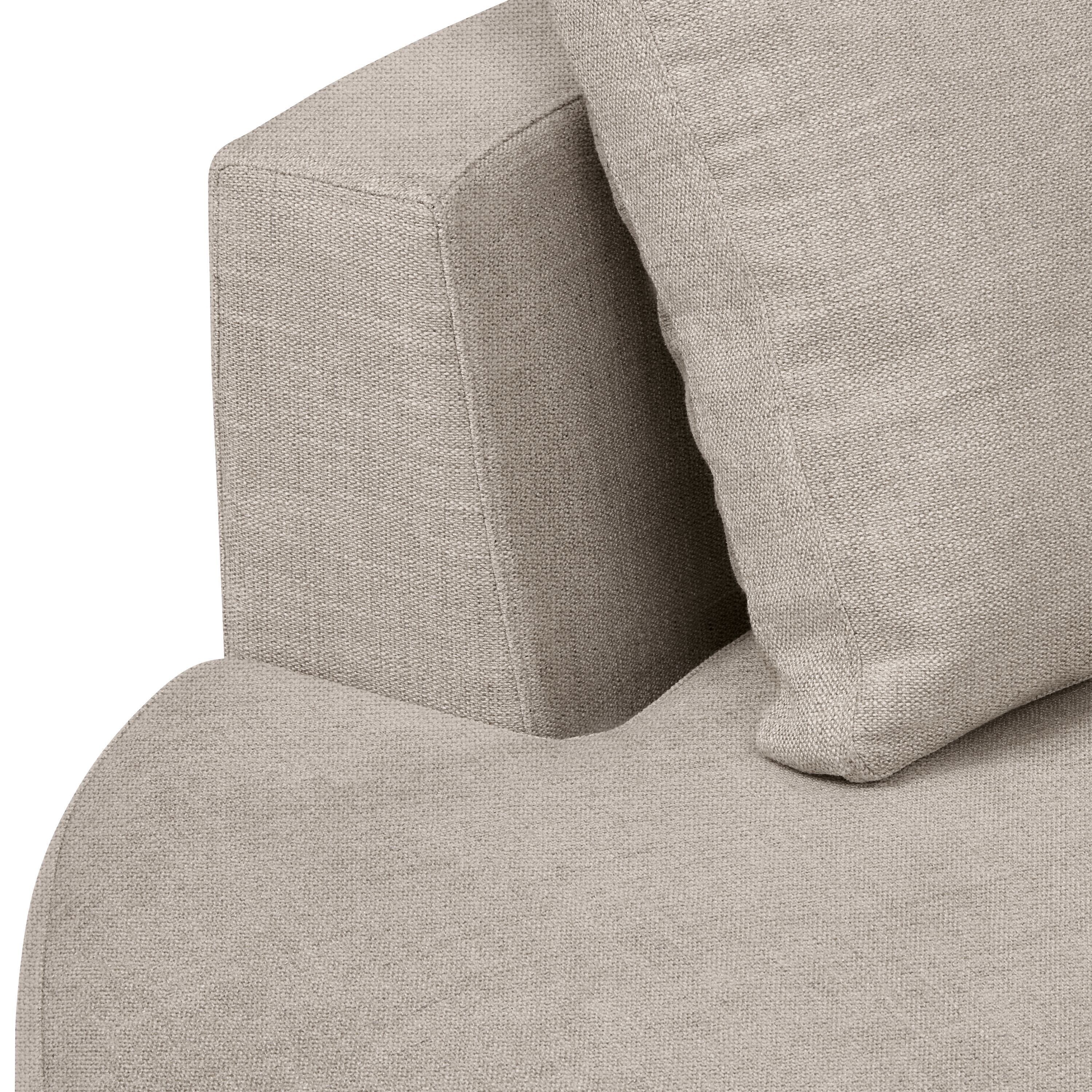 DIENER Ecksofa - Beige / B: 309.0 cm x T: 148.0 cm x H: 81.0 cm