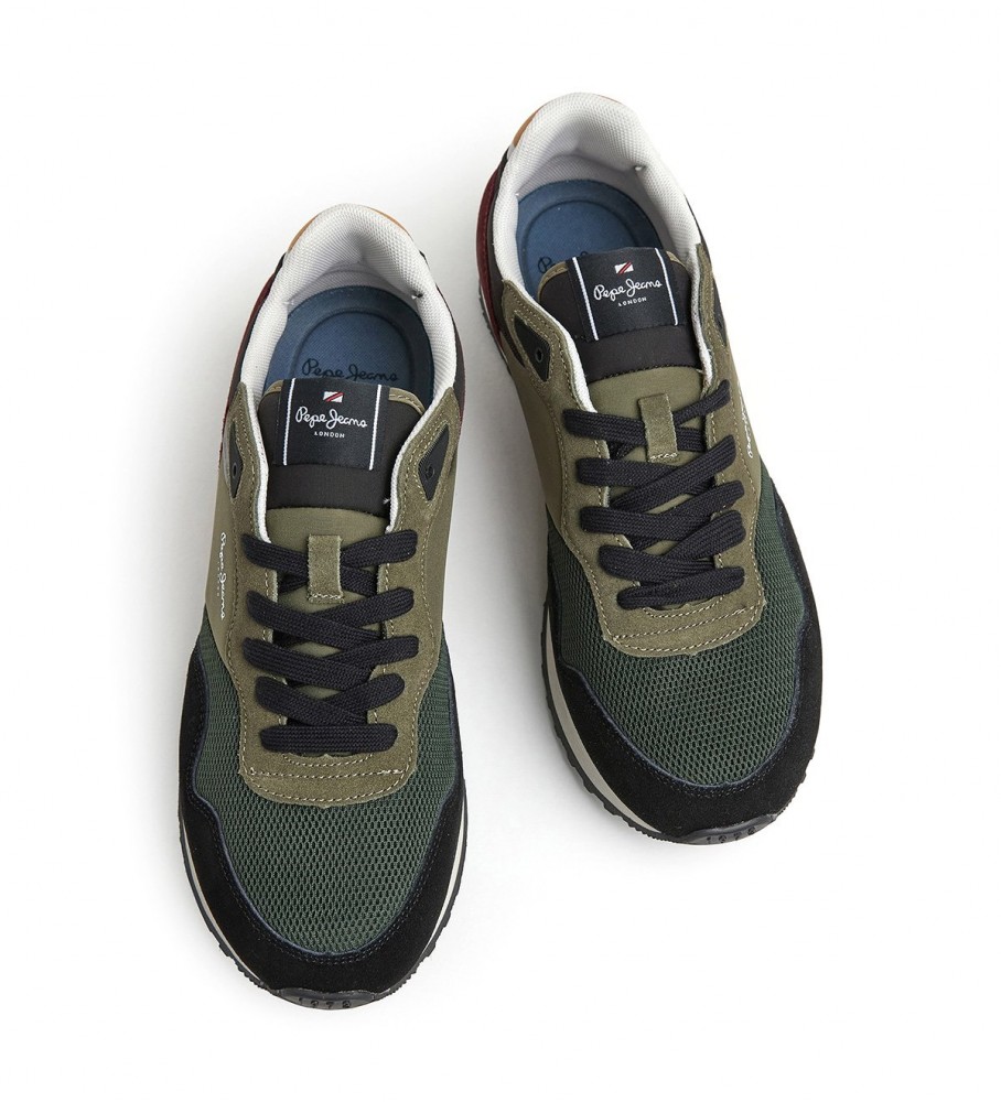 Tênis Pepe Jeans London Forest M de couro verde