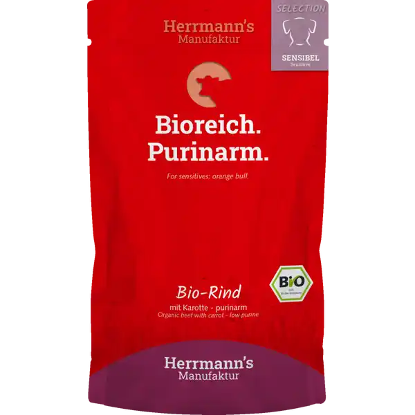 Hundenassfutter Selection Sensible Bio Rind mit Karotten