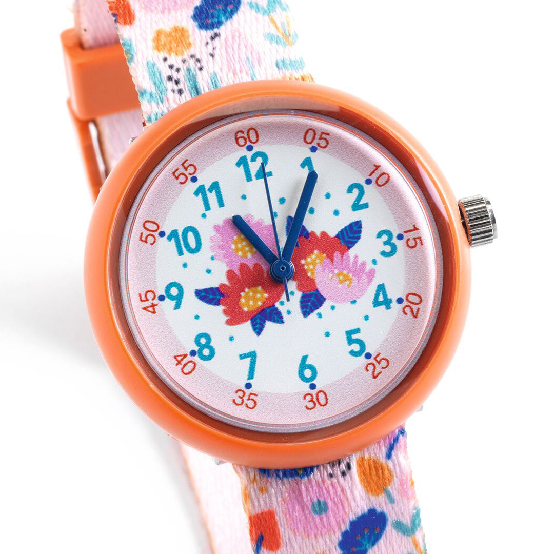 Djeco kinderhorloge bloemen
