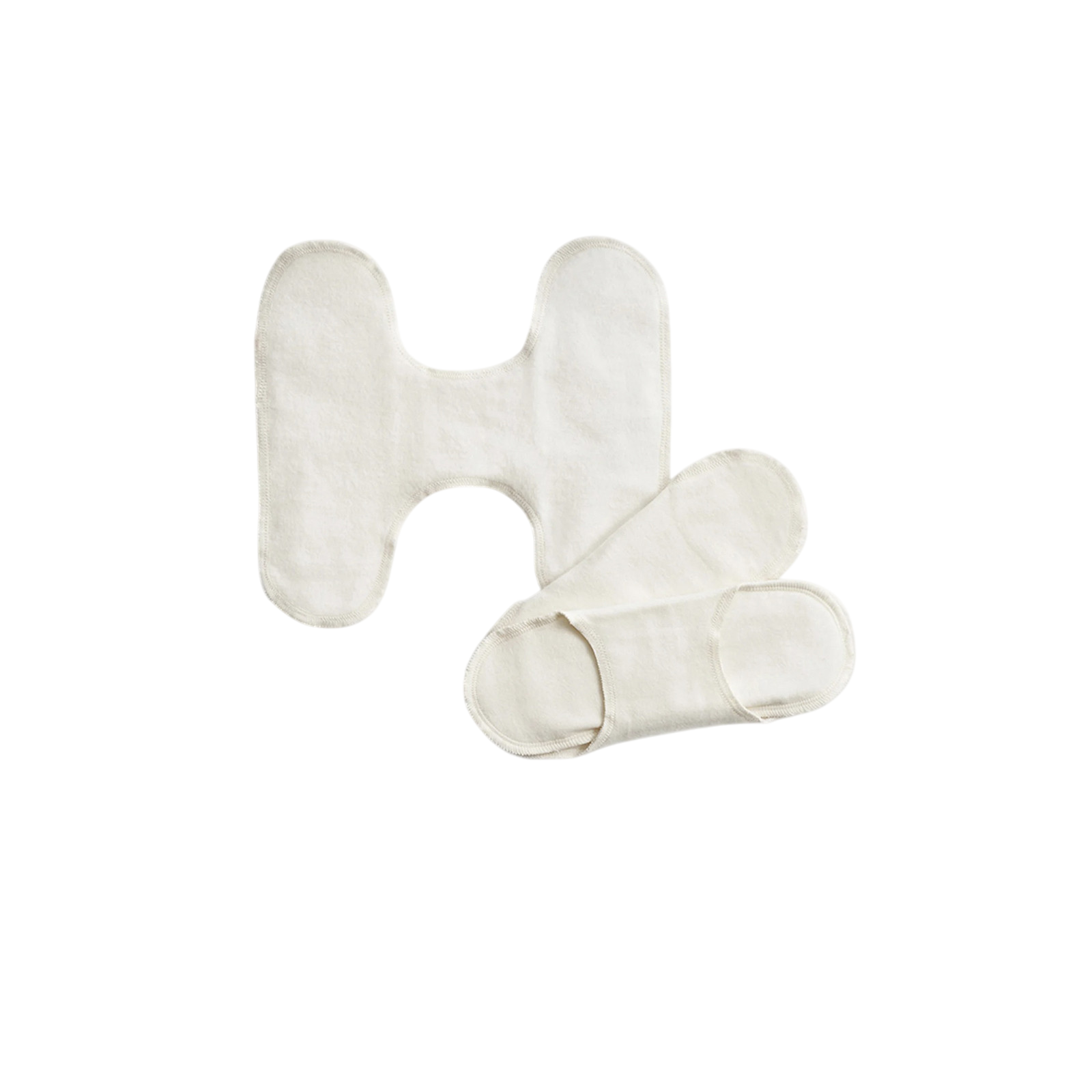 Imse Vimse Stoffbinden ohne Knöpfe 3er Pack Natur