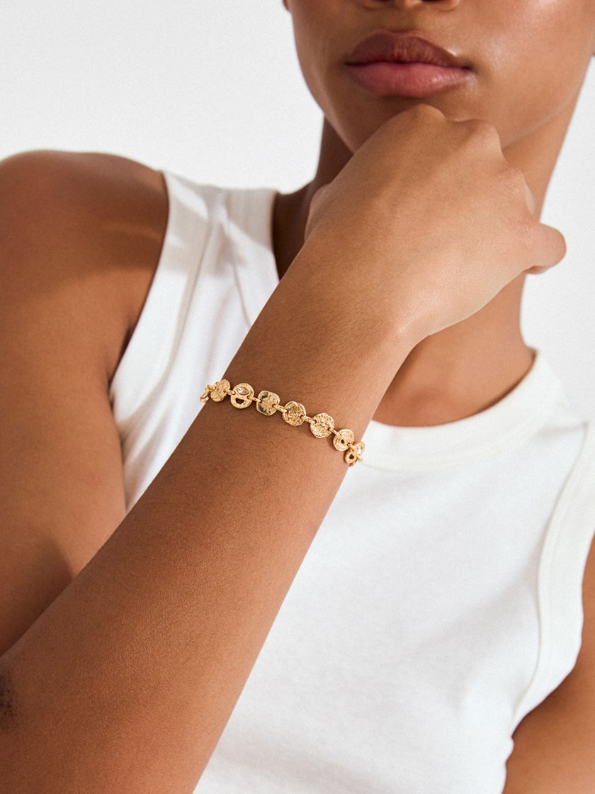 Fire Bracelet Old Gold