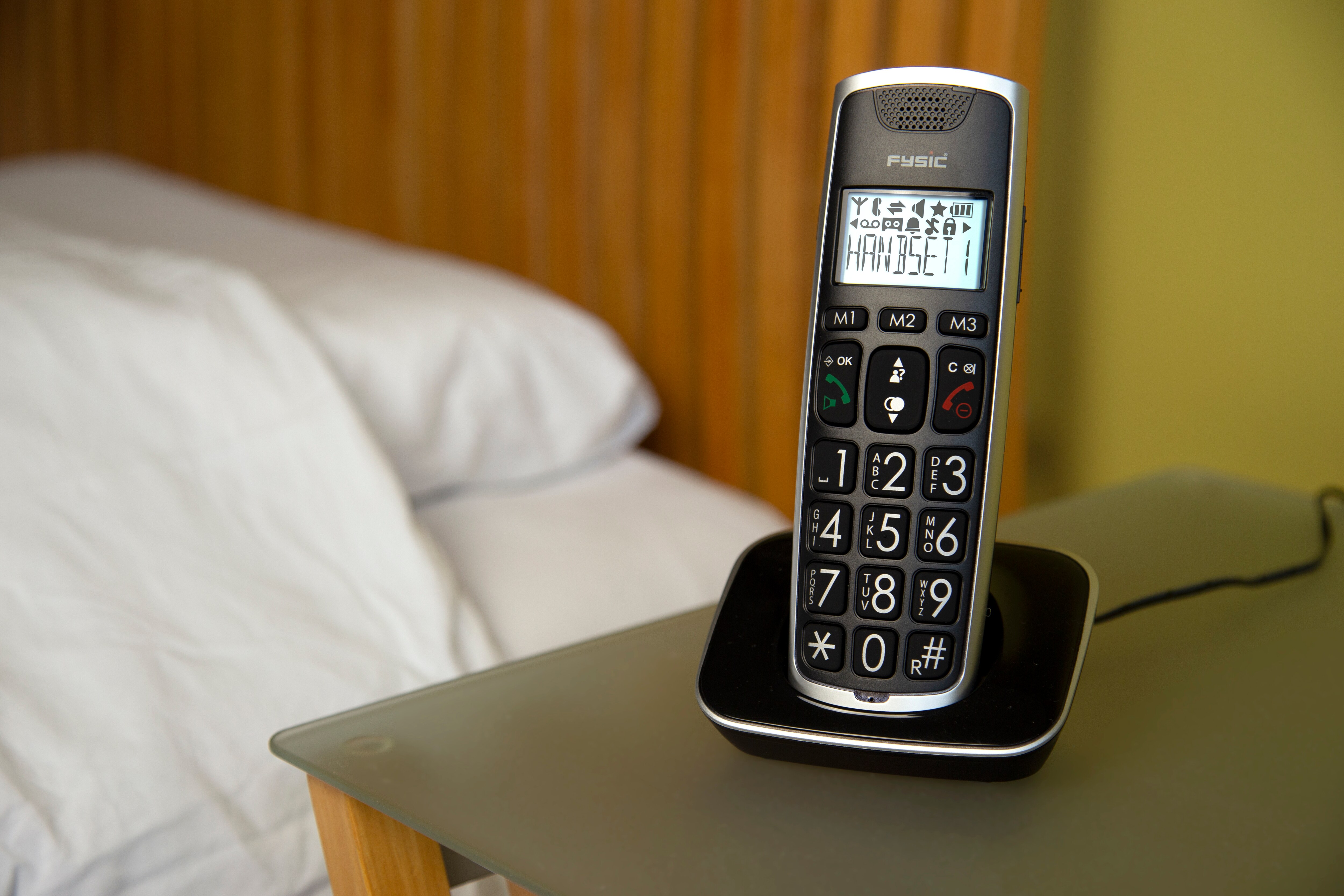 Fysic DECT-Telefon für Senioren FX-6020 mit große Tasten und 2 Mobilteilen