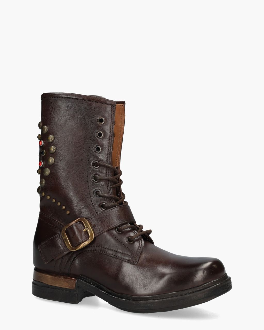 A.S. 98 B80212 Donkerbruin Dames Veterboots