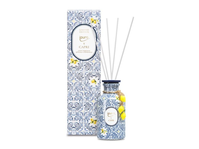 ipuro Duftstäbchen Raumduft Capri 240 ml Hochwertige Aromastäbchen für Innenräume