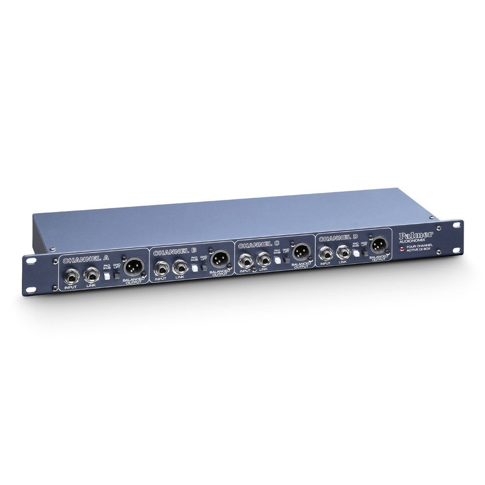 Palmer PAN 03 19 inch actieve 4-kanaals DI box