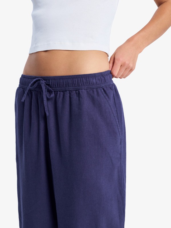 Lekeitio Break Mid Pantalon souple Bleu Femme