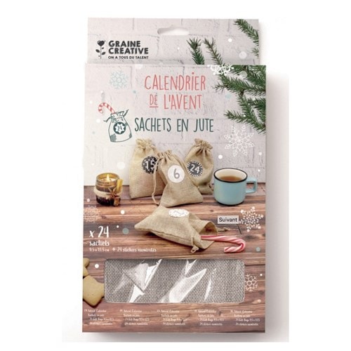 Calendrier graine creative beige
